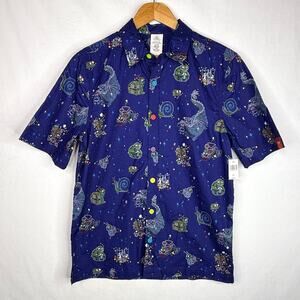 NWT Disney Parks Electrical Parade Button Down Shirt Small
